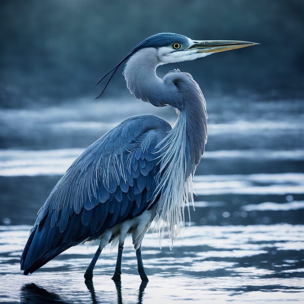Mystical Heron Image