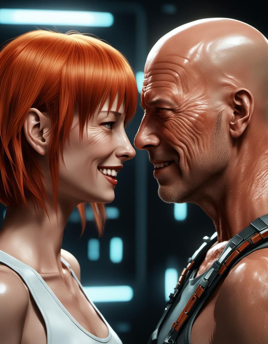 Leeloo and Korben Dallas: A Sci-Fi Romance