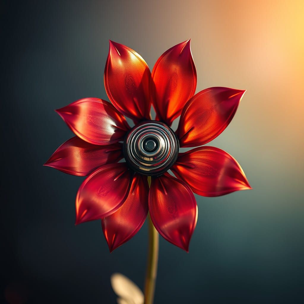 Scenic Bloom of Repurposed Industry