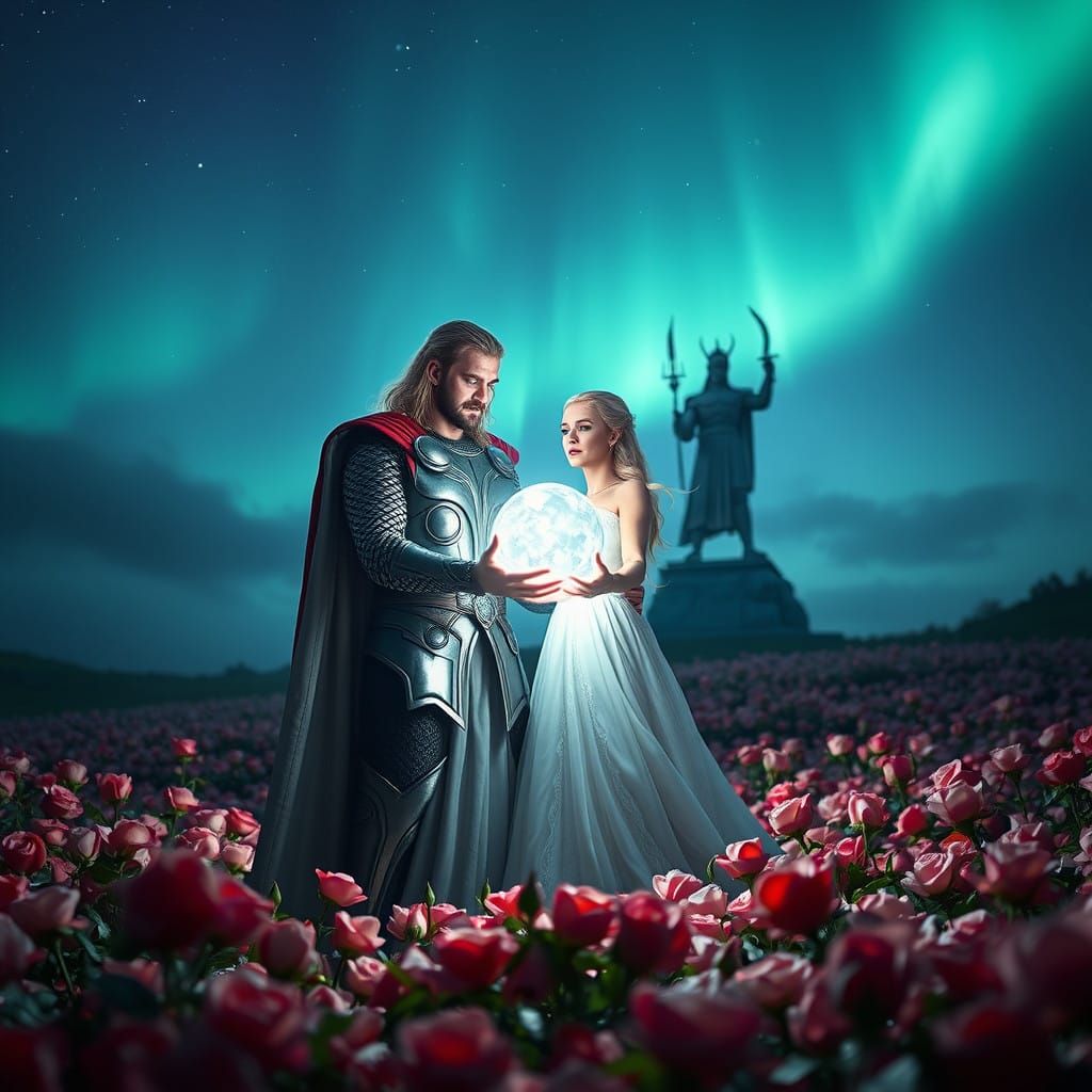 Thor and Daenerys in Asgardian Splendor