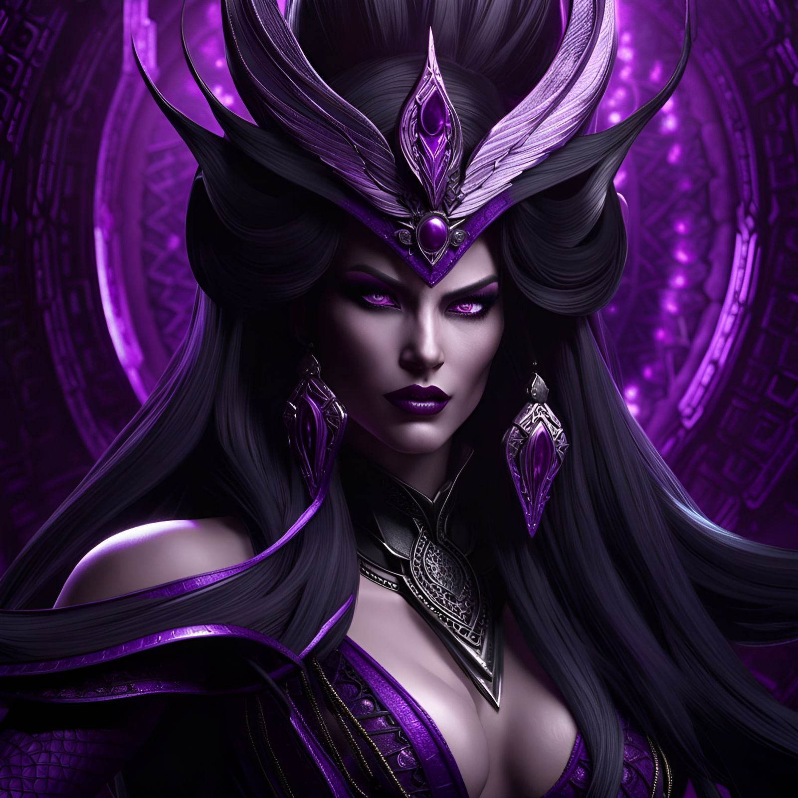Majestic Queen Sindel with Magic Hair