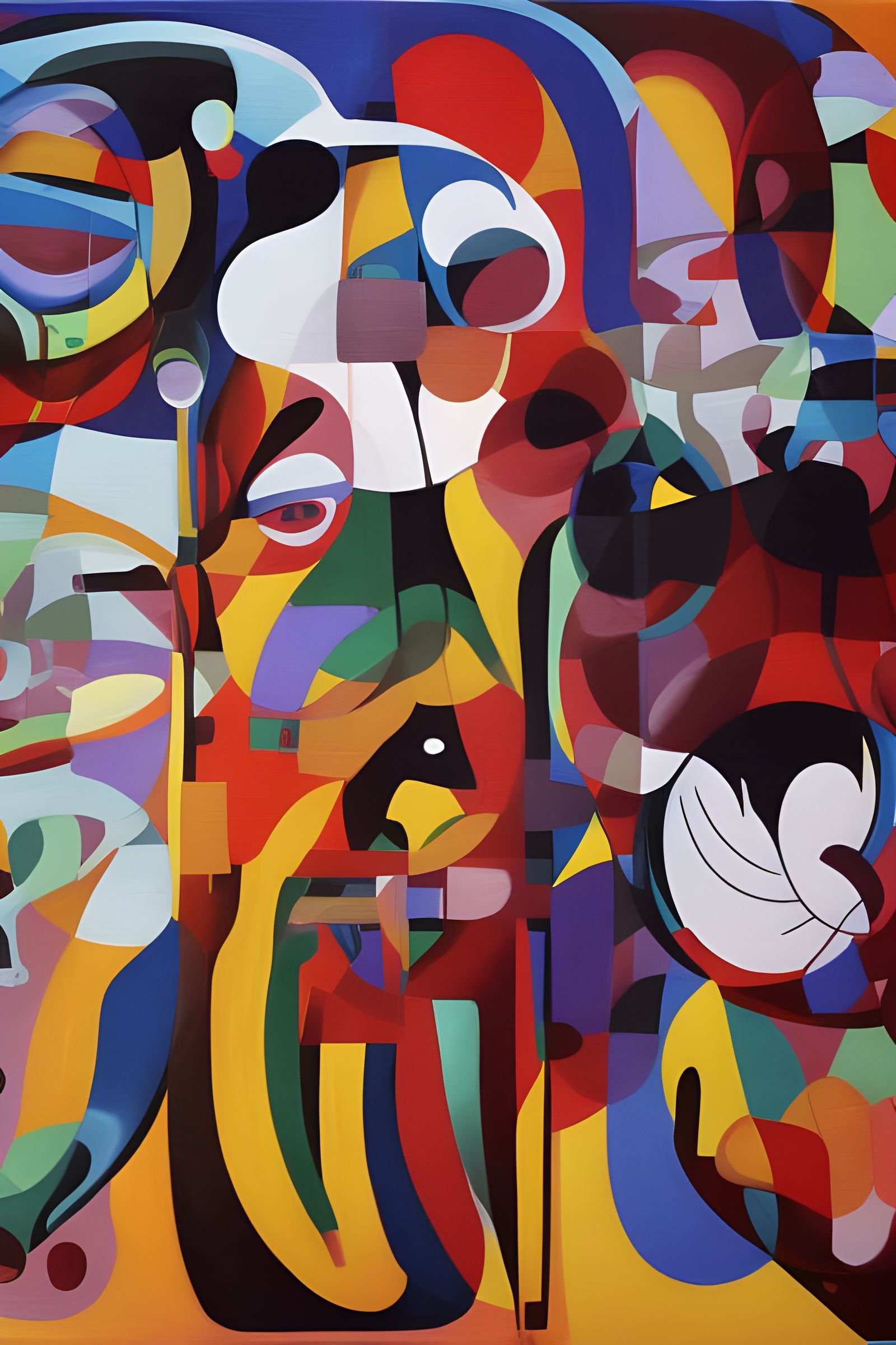 Hyperdetailed Abstract Art with Celestial Dust Particles