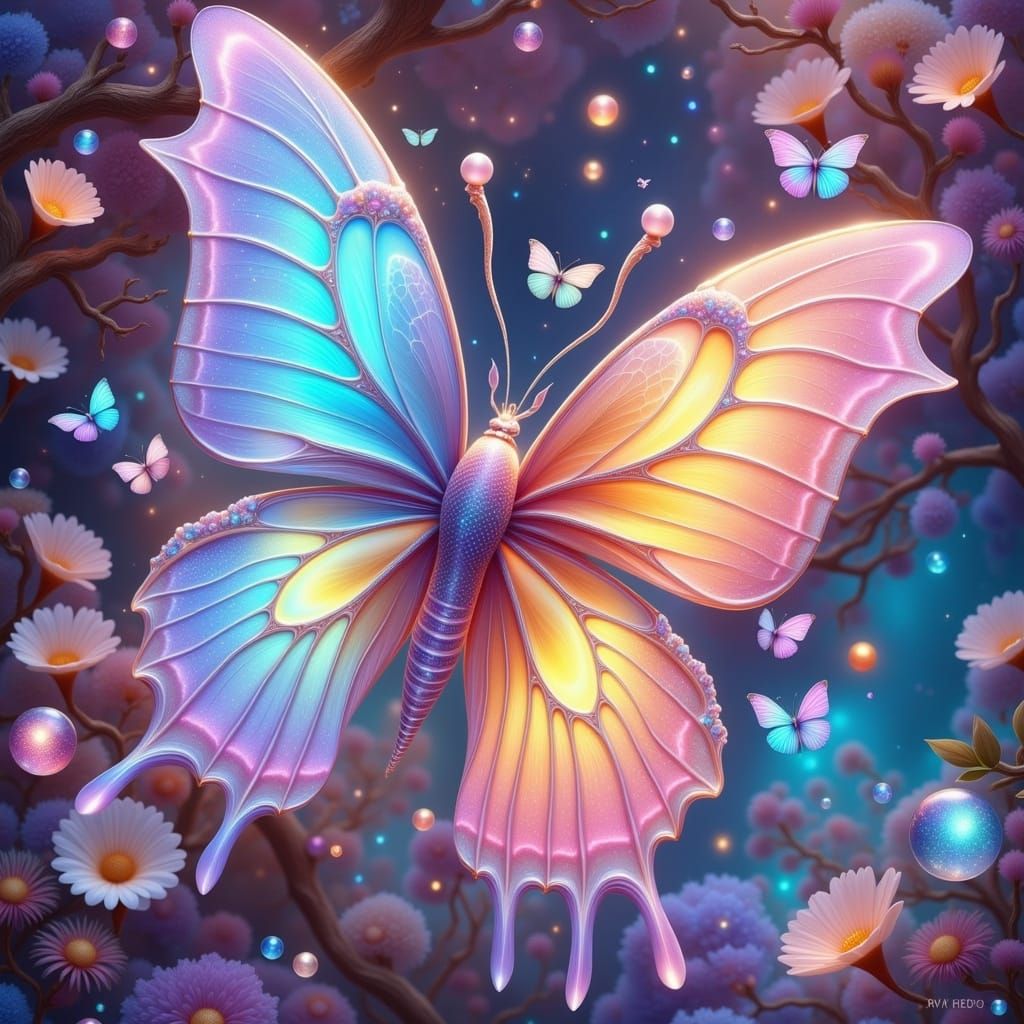 Ethereal Pearlescent Fantasy Art