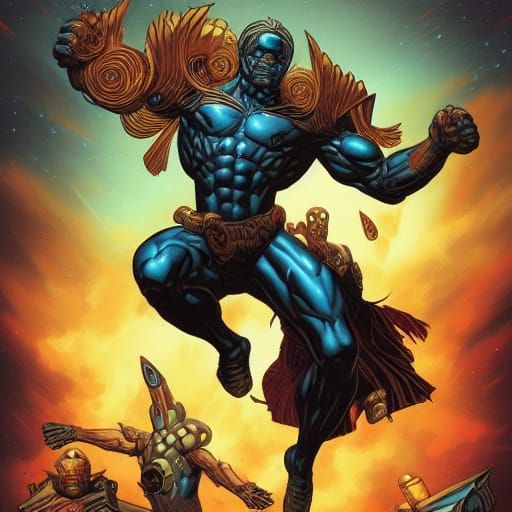 Rebellion Against Celestials in Comic Book Art
