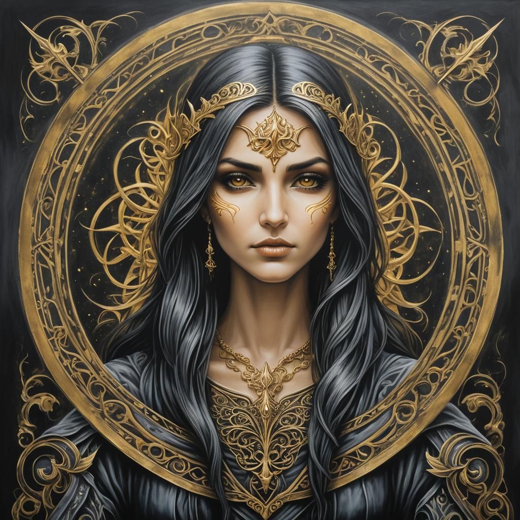 Silence is Golden: Fantasy Chalk Art