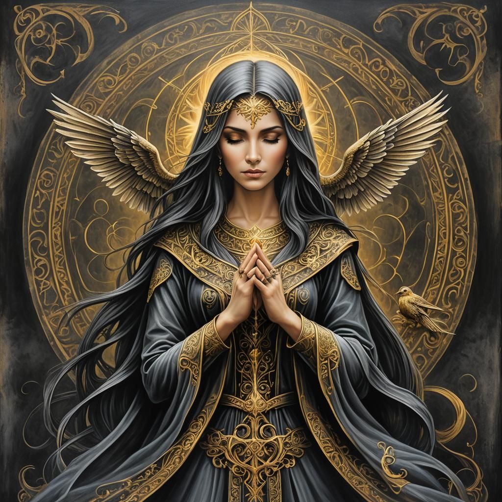 Silence is Golden as Chalk Art