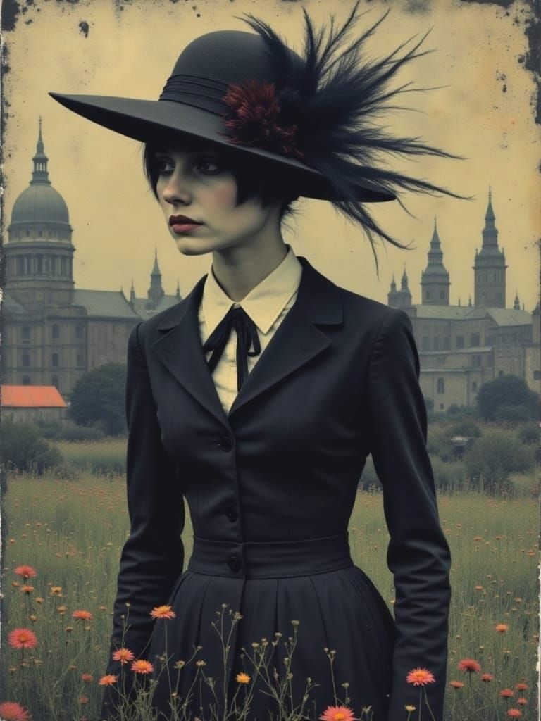 Gothic Romance with Mystical Darkness in Digital Art