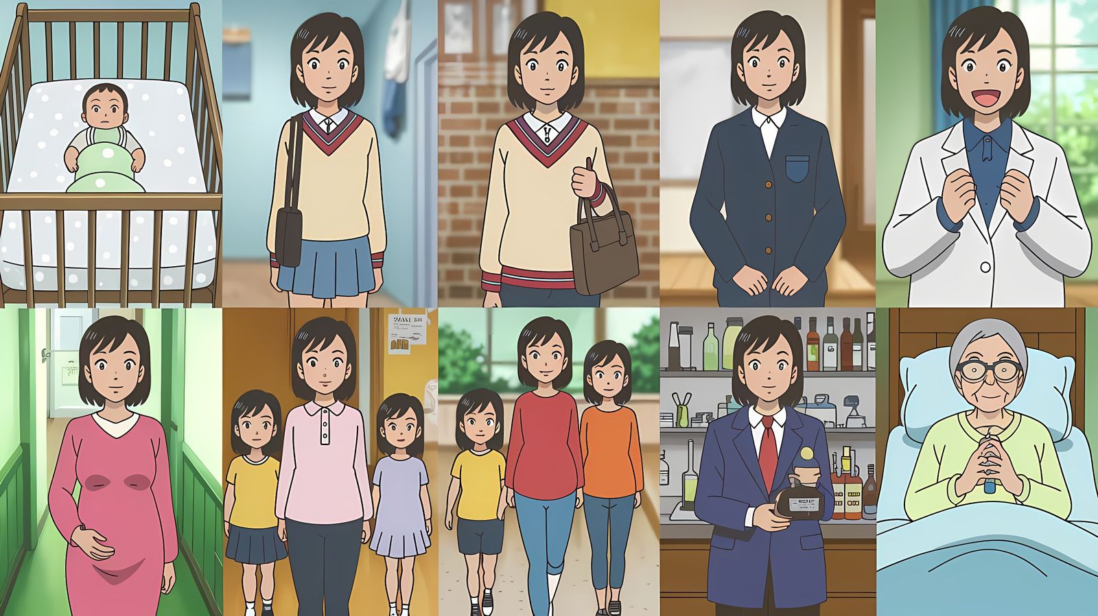 A Woman's Life in Milestone Portraits