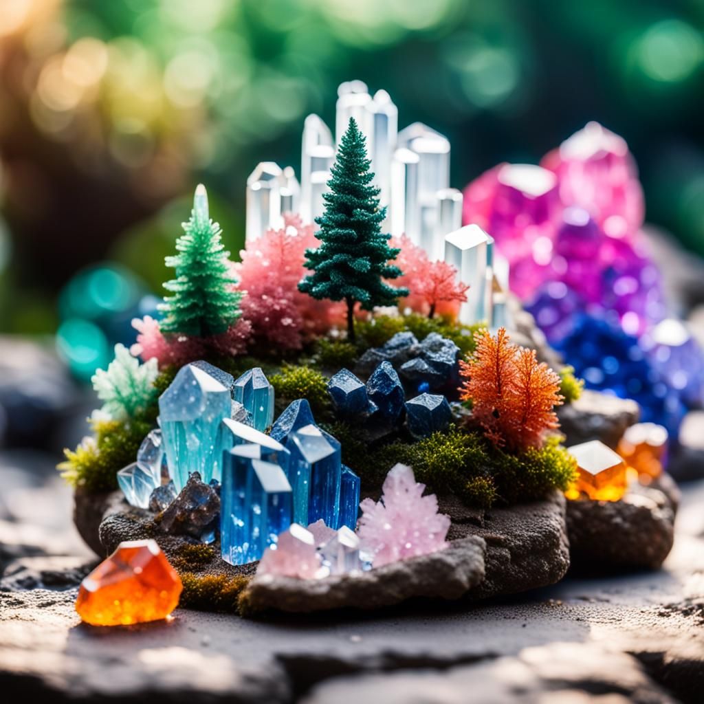 Crystal Forest: Mineral Art Photography