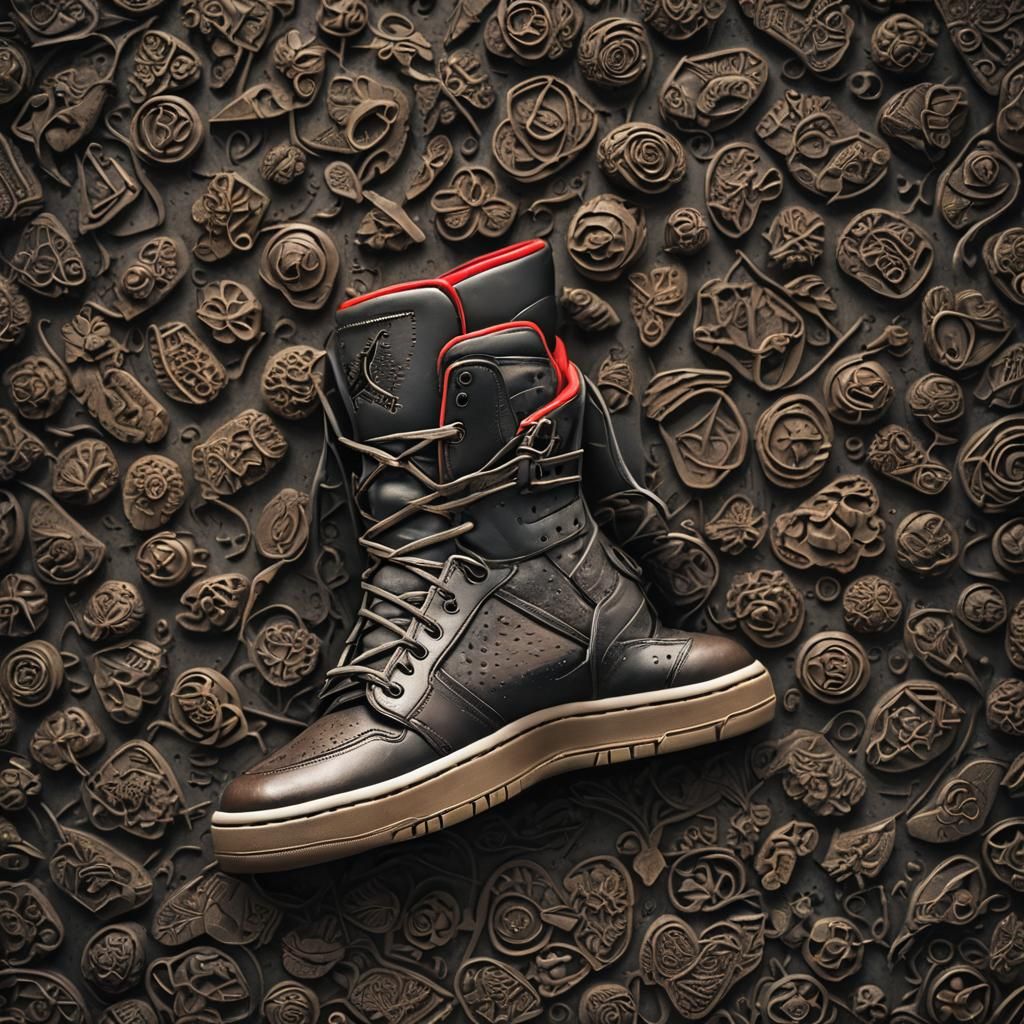 Hyperrealistic Jordans in Perfect Composition