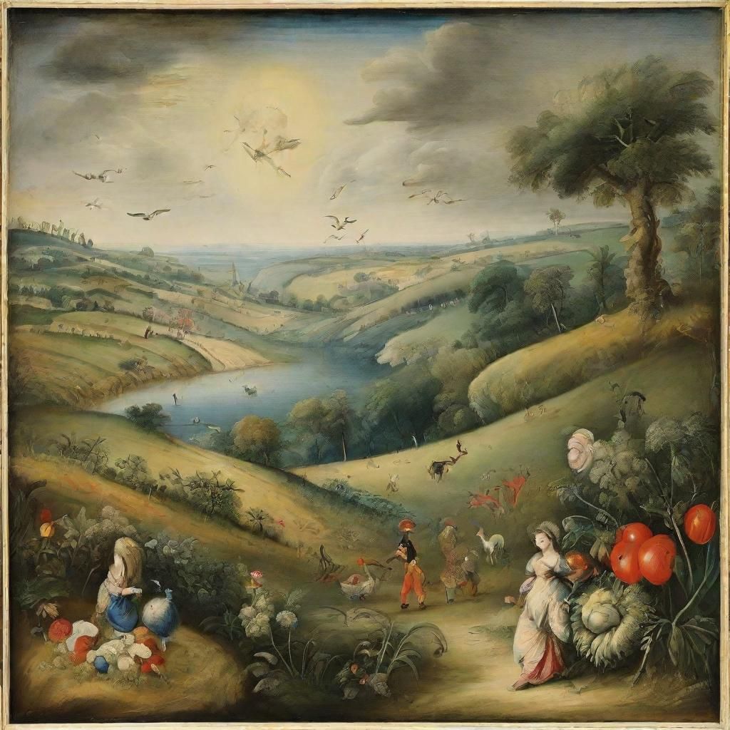 Surreal Earth Meets Sea: A Dreamlike Landscape