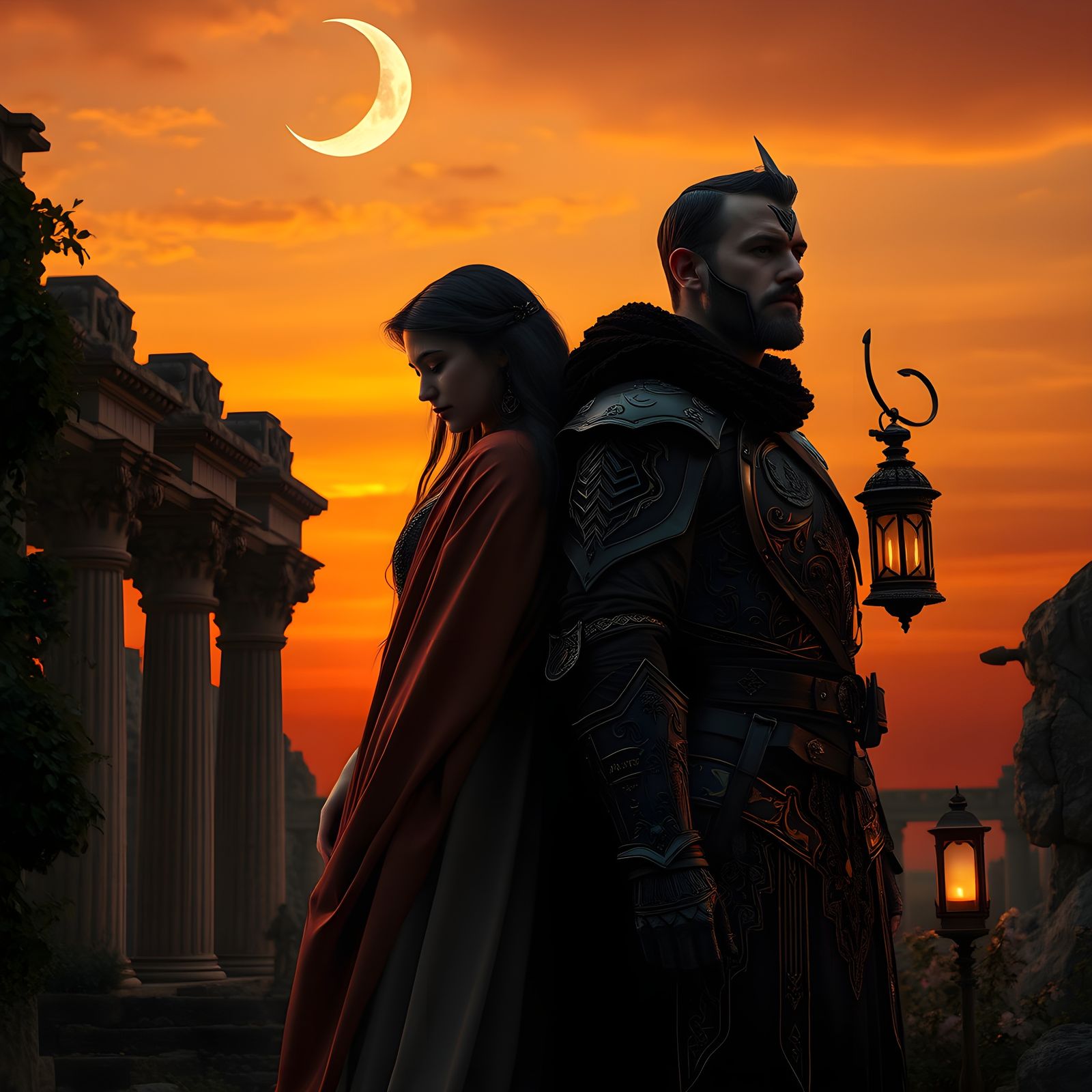 Anima and Animus: Allegorical Figures in Baroque Setting