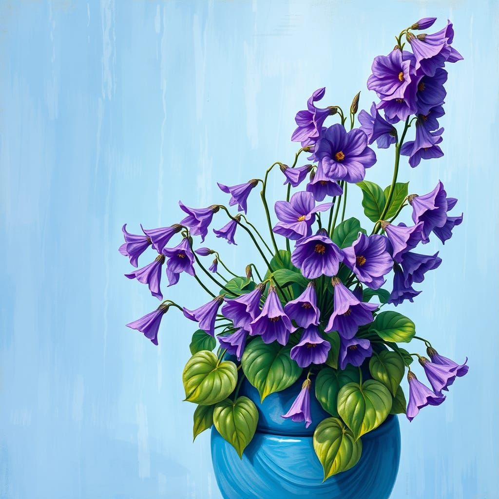 Vibrant Floral Wonderland in Van Gogh's Style