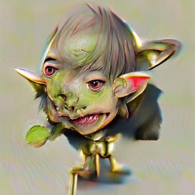 Stylized Fantasy Goblin Portrait