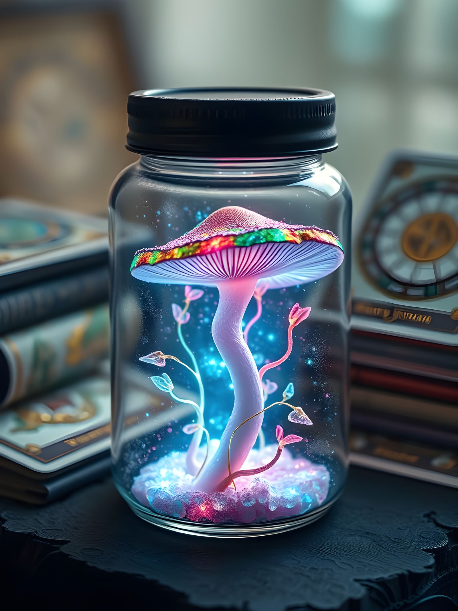 Mystical Mushroom in Whimsigoth Antiquity