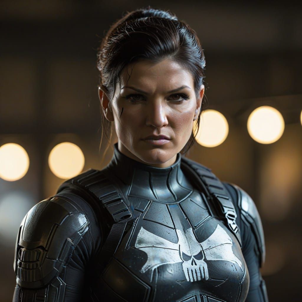 Gina Carano as The Punisher: Professional DSLR Photo