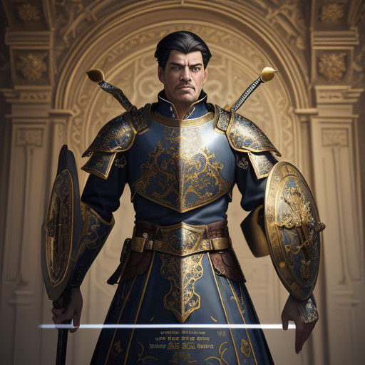 Noble Knight in Grand Throne Room