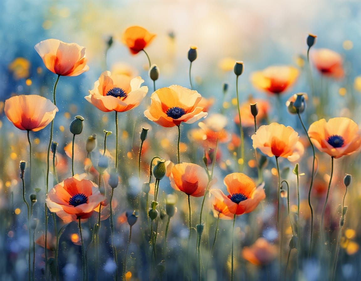 Poppy flowers