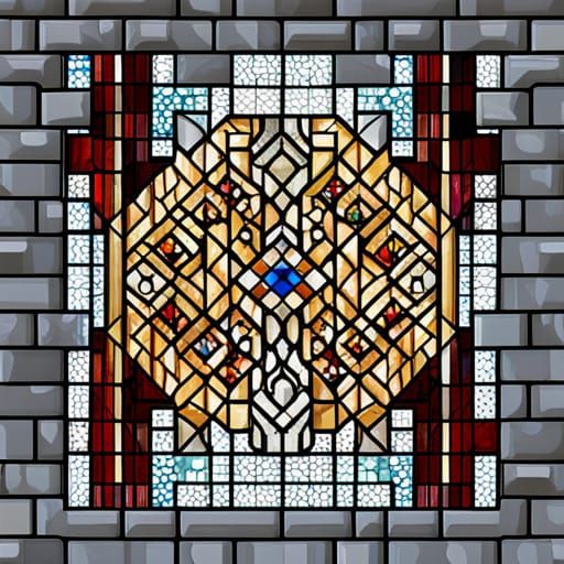 Minecraft stained-glass window?