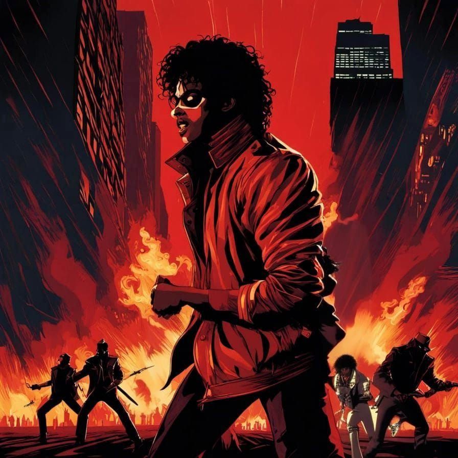 Thriller Night: A Suspenseful Horror Scene