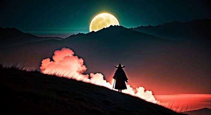 Dark Fantasy Dragon Lance Character as Cel-Shaded Anime-Insp...