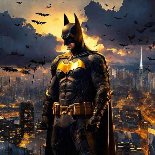 Stylized Batman Portrait