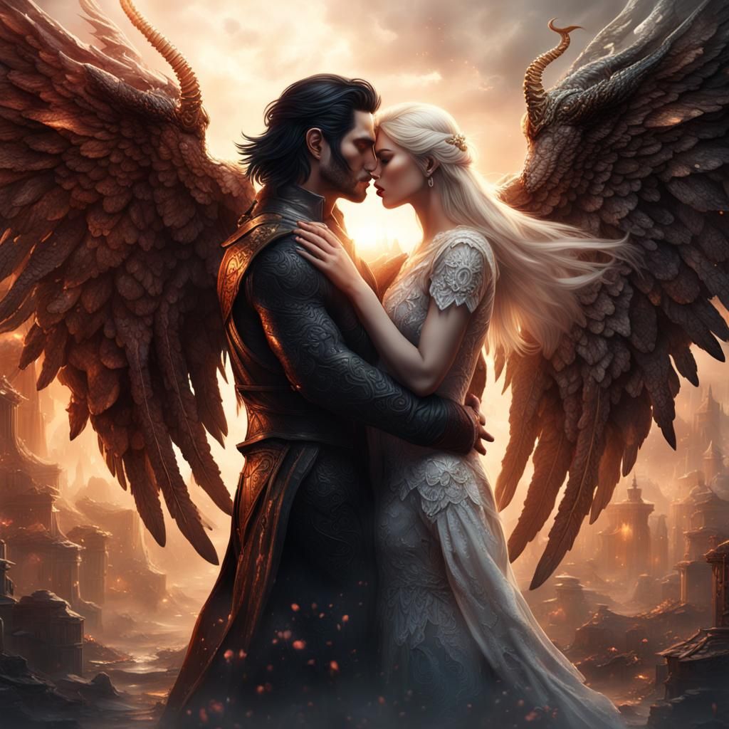 Angelic Beauty and Demonic Desire United