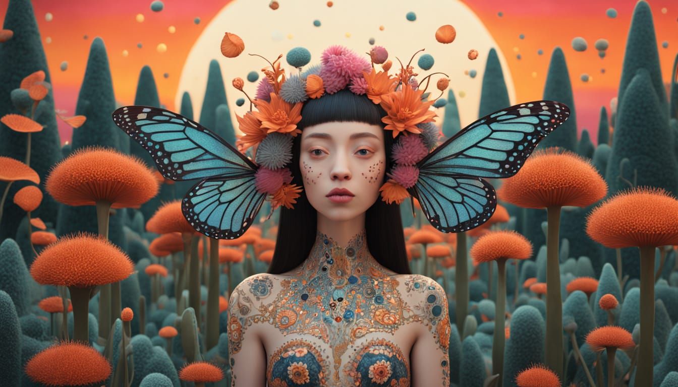 Mystical Shaman Weaves Labyrinthine Tapestry from Shattered ...