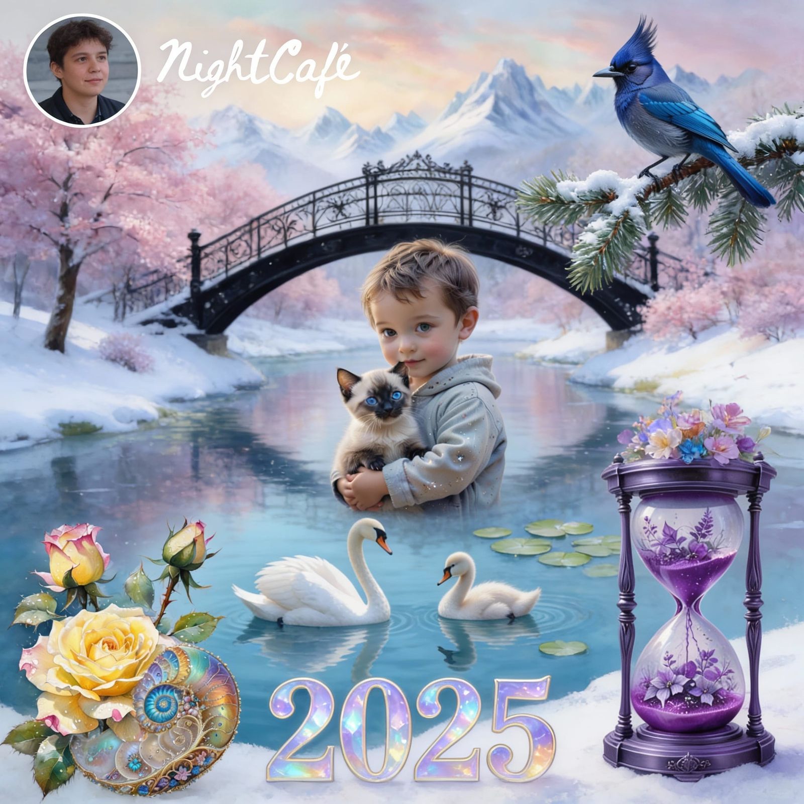 AI Art Collage: 2025 Highlights