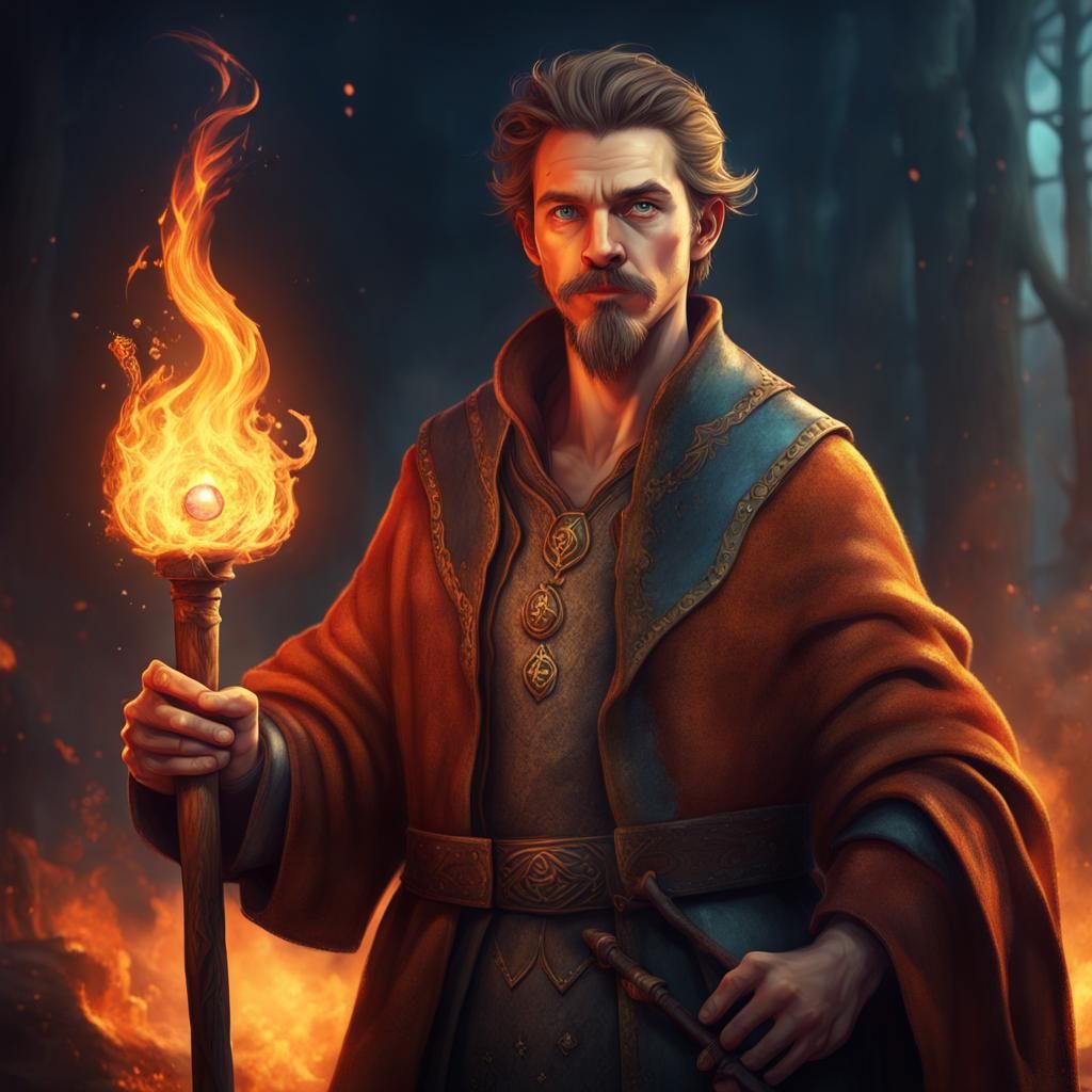 Young Wizard Gaspar Goobert: Fantasy Concept Art