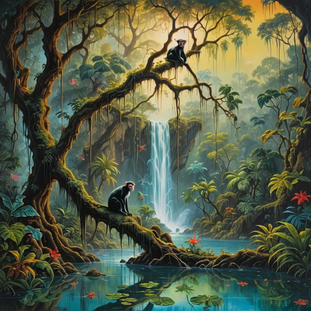 Fantasy rainforest