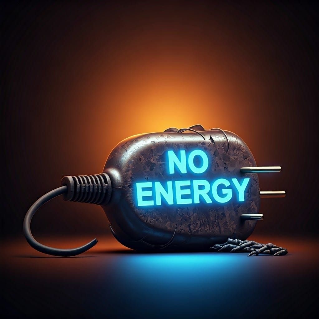 Distressed Plug Confronts Modern Outlet in Cyberpunk Style