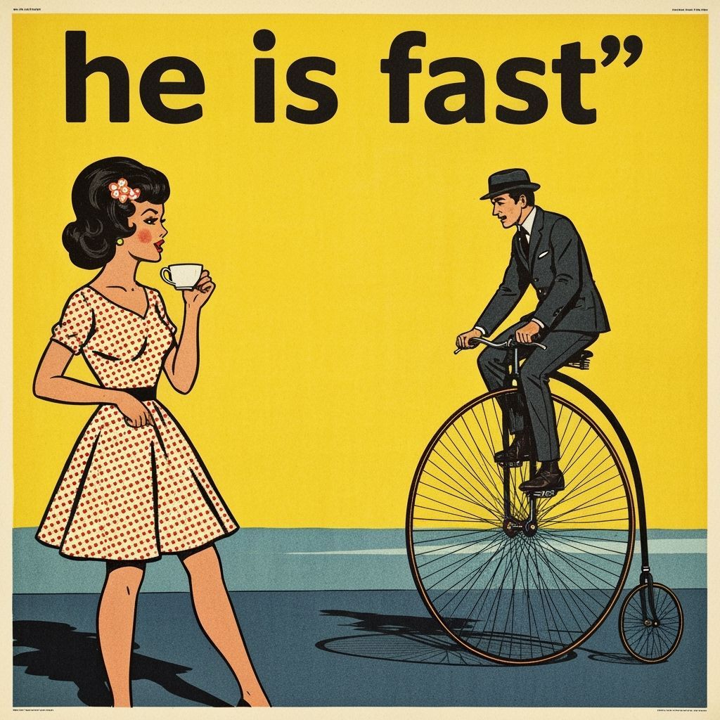 1960s Pop Art Travel Poster: Woman Drinks Coffee