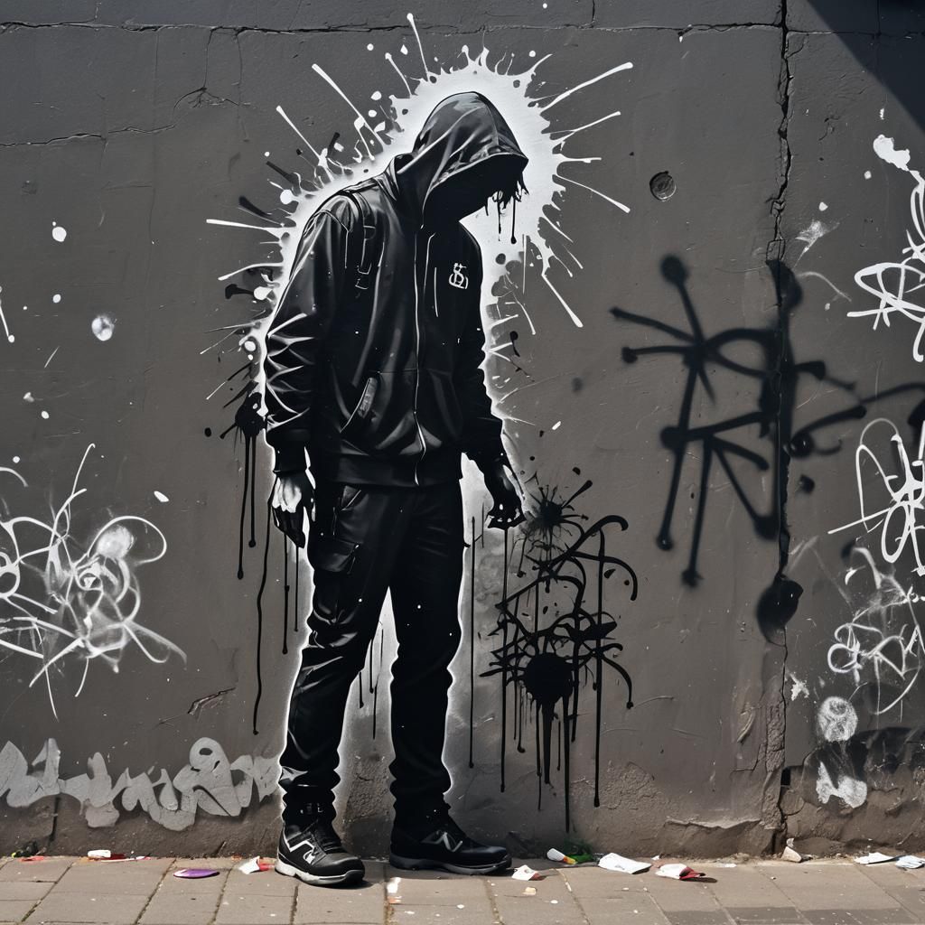 Graffiti Art: Shadows Tear Dreams From Soul
