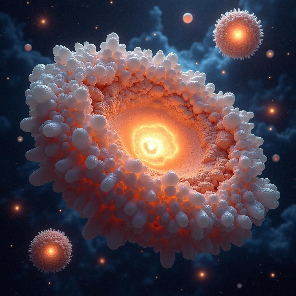 Cosmic Collision of Organic Entities in Shattered Galaxy