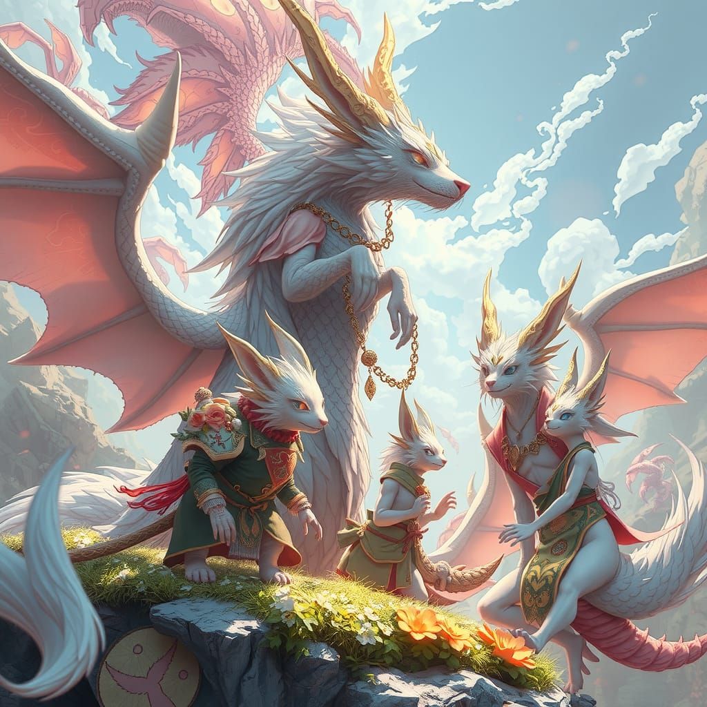 Mystical Anthropomorphic Realm in 8k Resolution