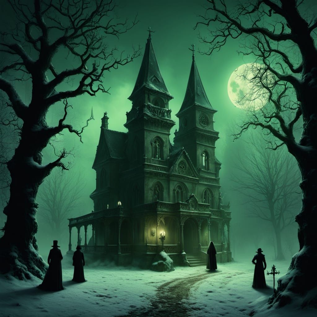 Haunted Holiday Crypt with Undead Carolers