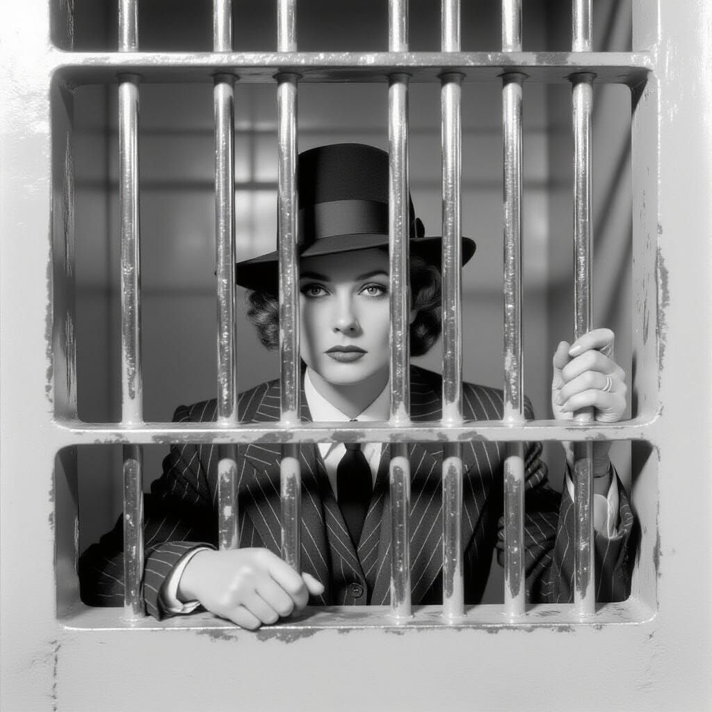 Silent Movie Era Woman Behind Bars