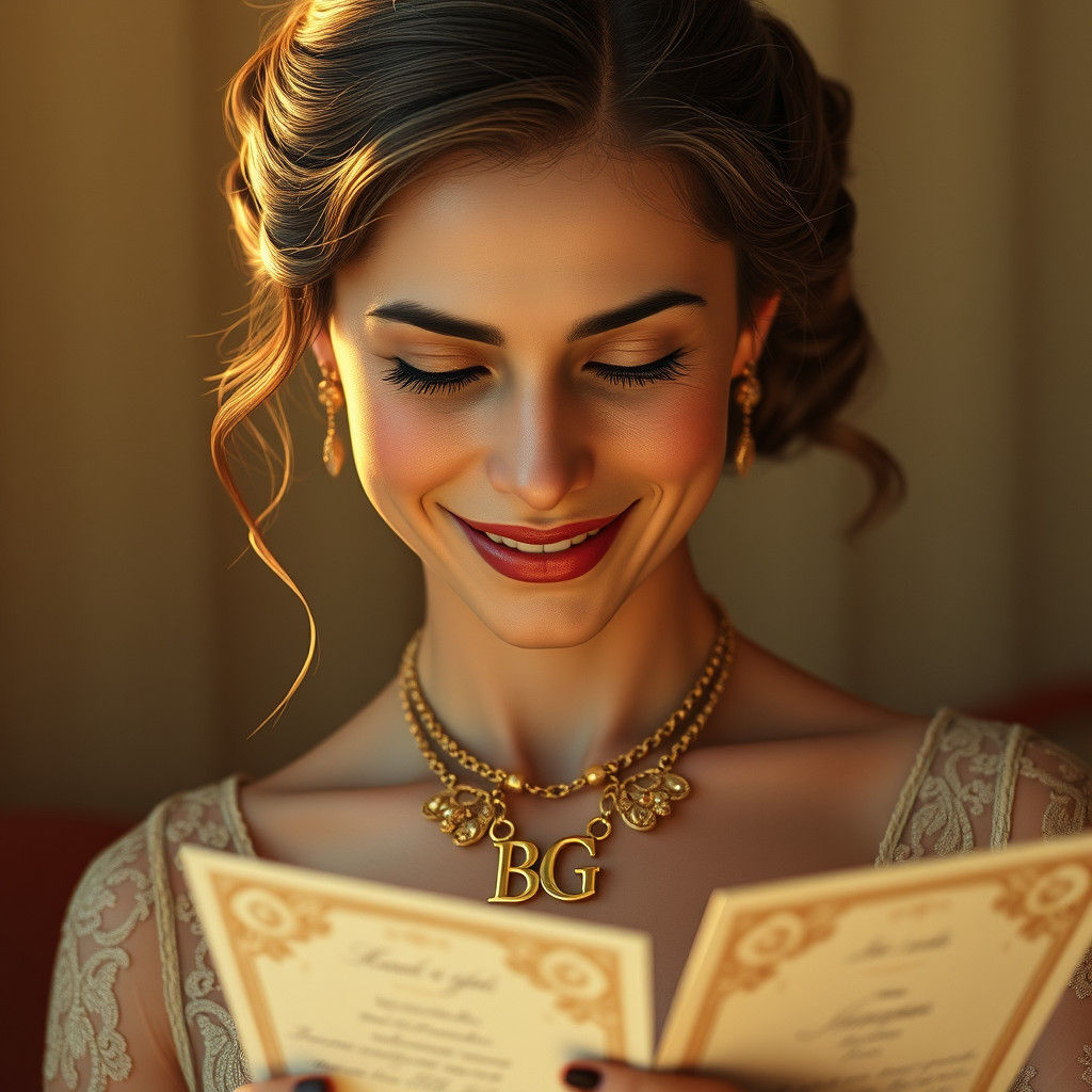 Elegant Persian Woman Portrait in Hyperreal Detail