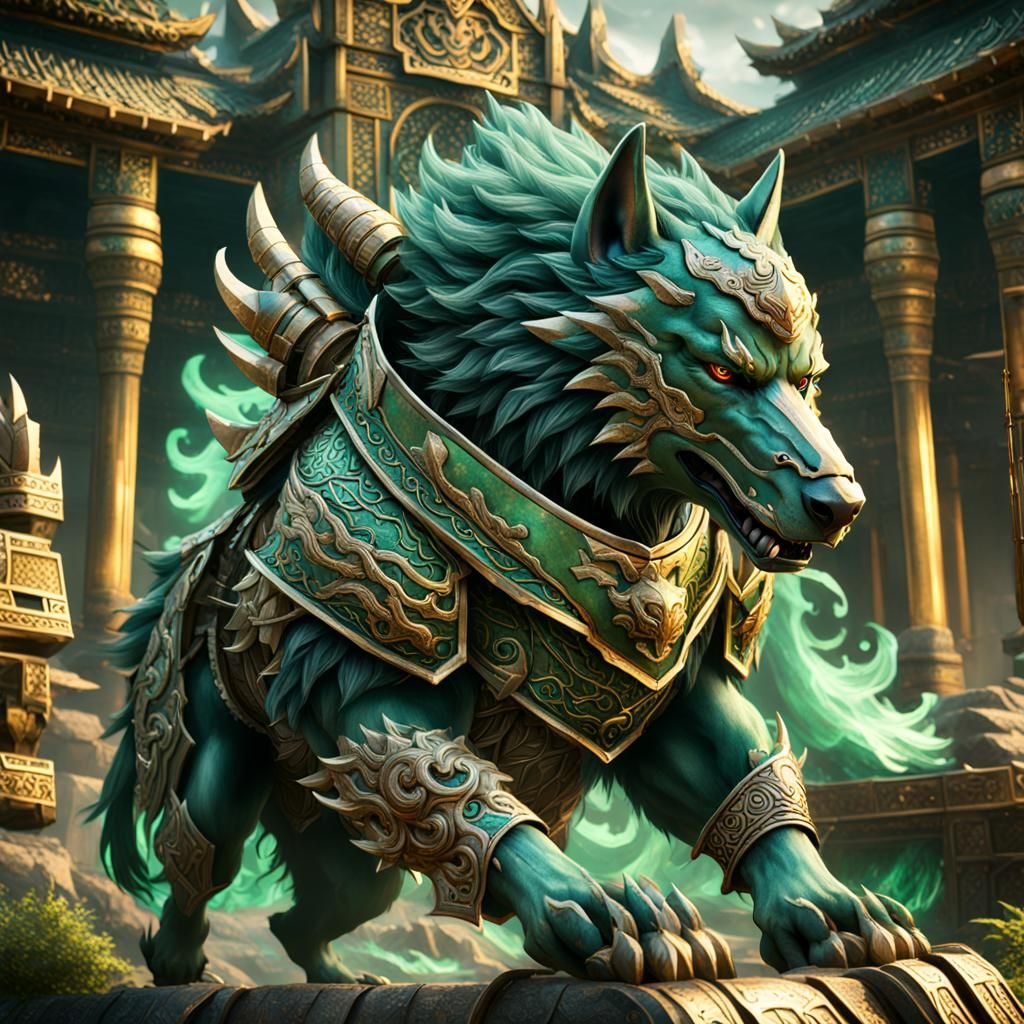 Jade dragon warrior