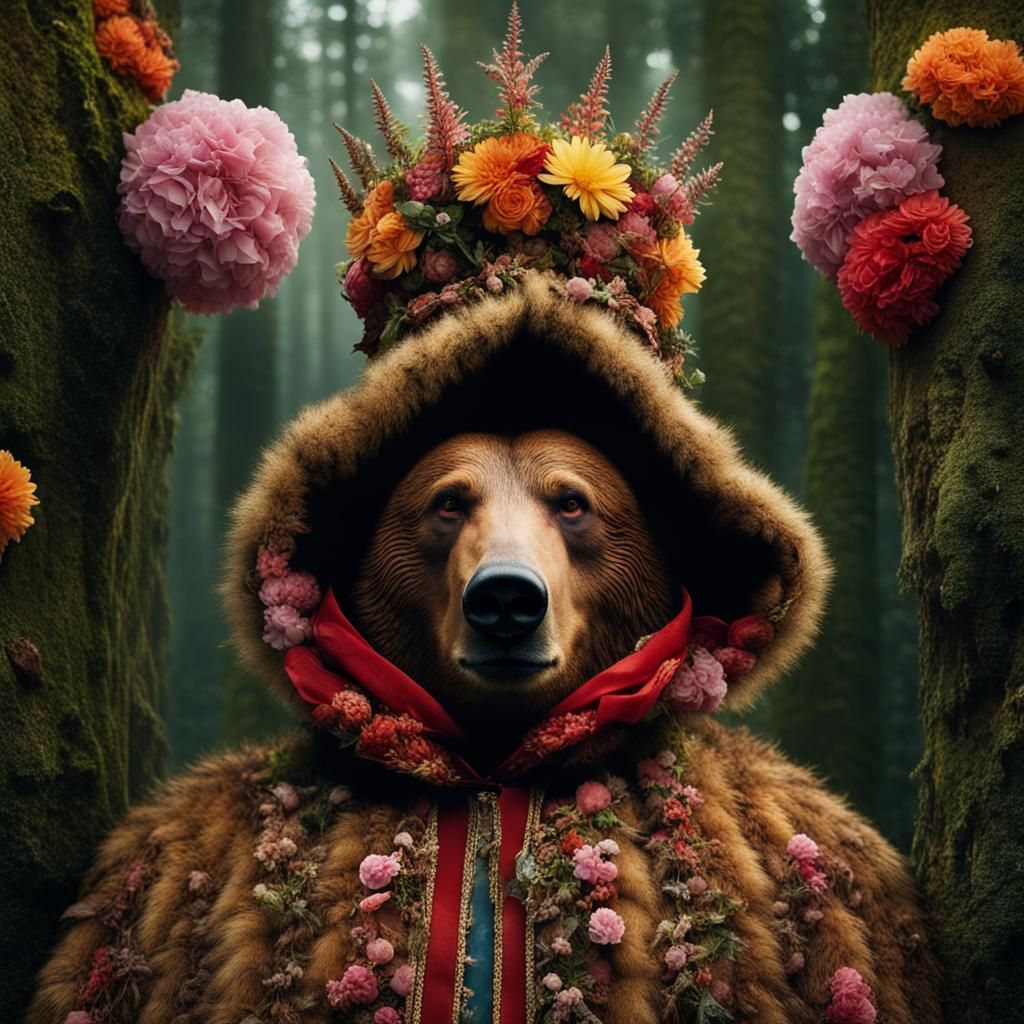 made a bear babushka by accident :D