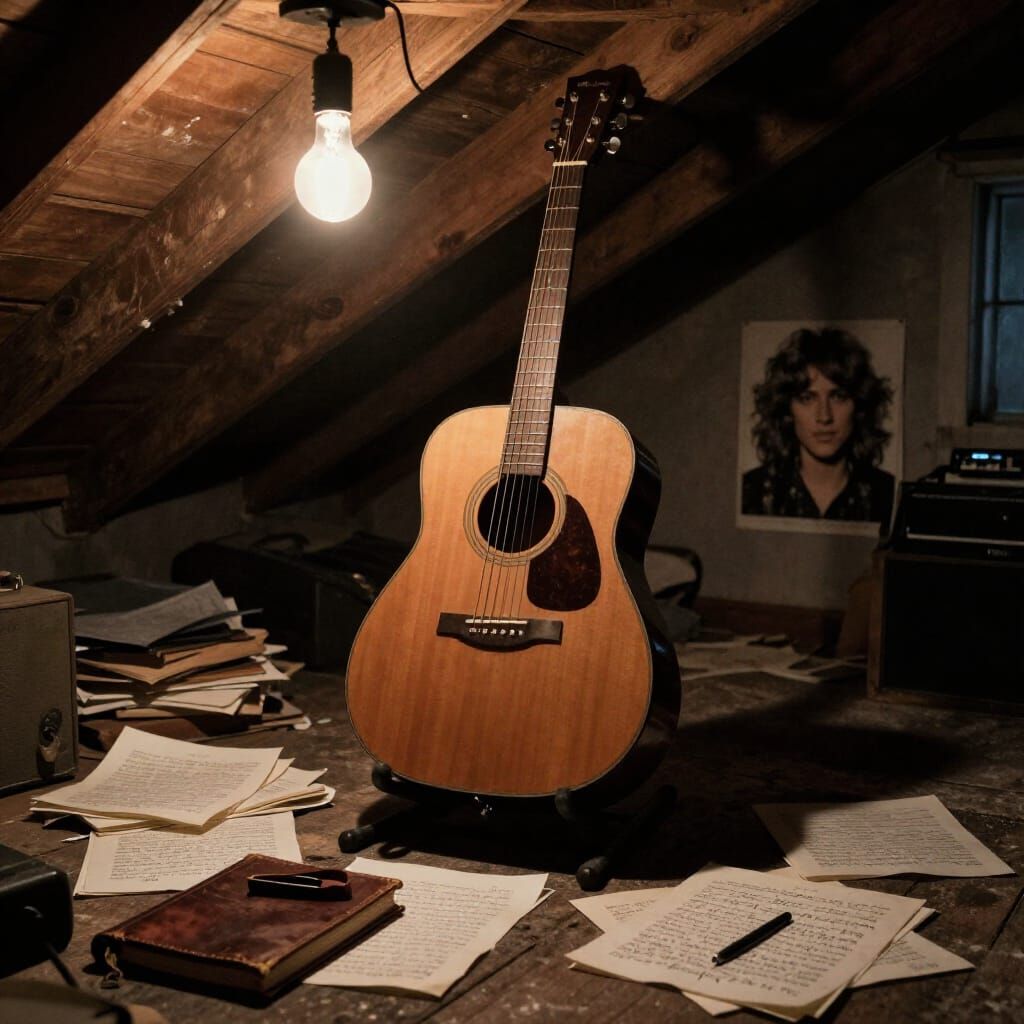 Musician's Attic: Vintage Guitar & Sheet Music