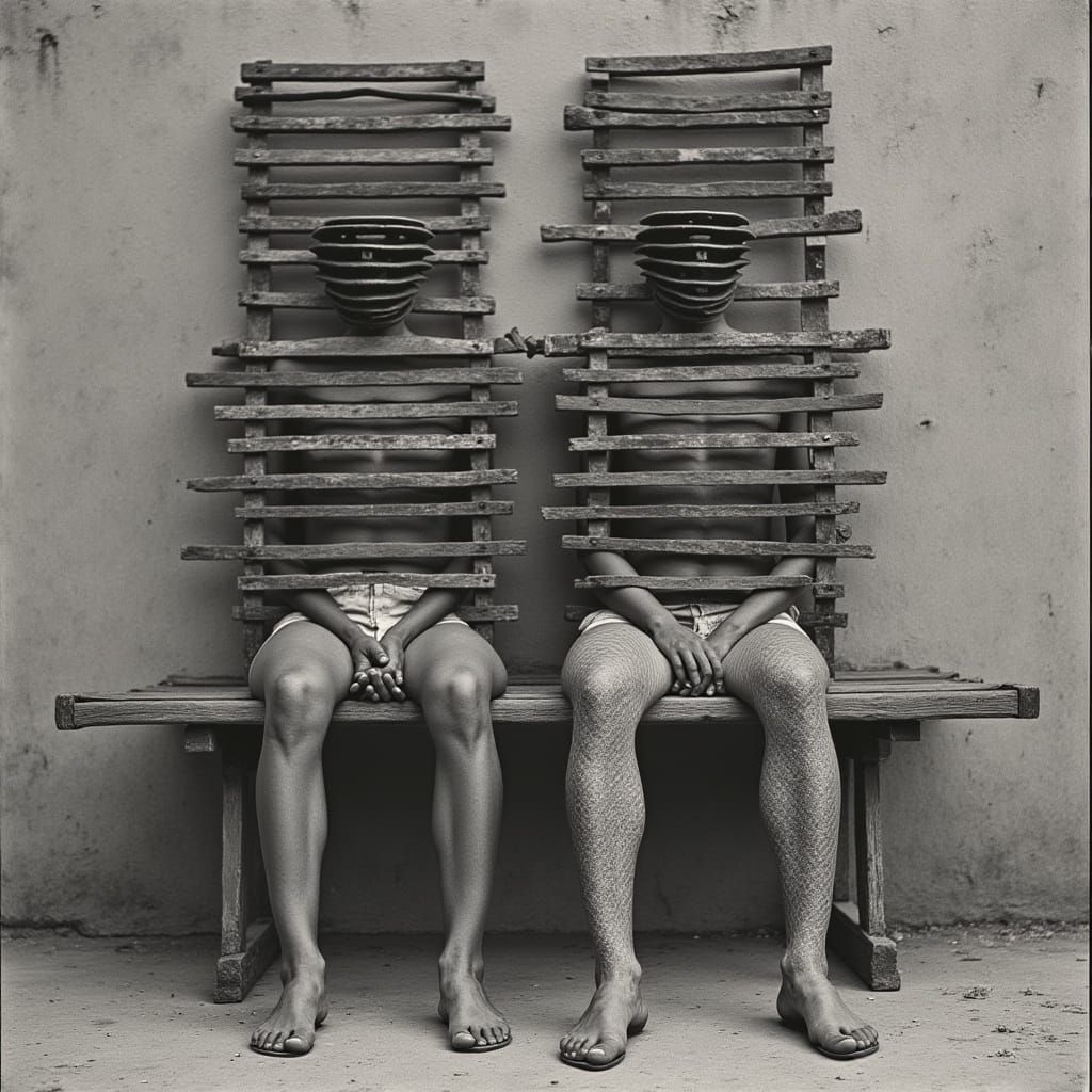 Silver Nitrate Slats in Surreal Ambiance