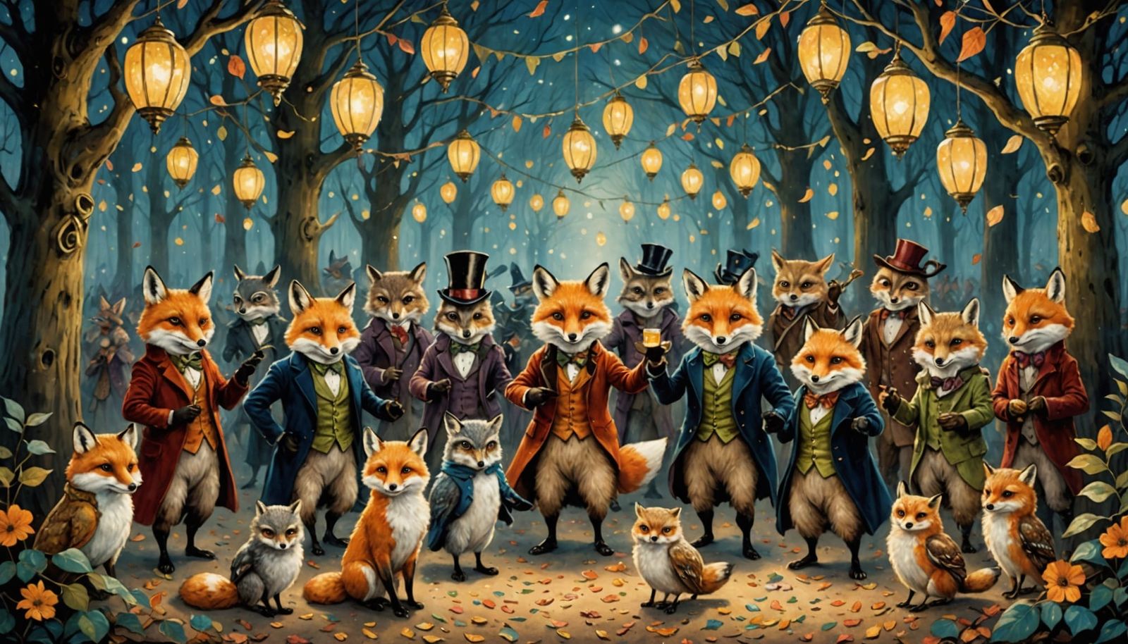 Woodland Creatures' Enchanted Masquerade Ball