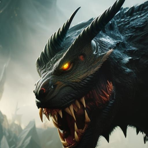 Mythical creature Camazotz