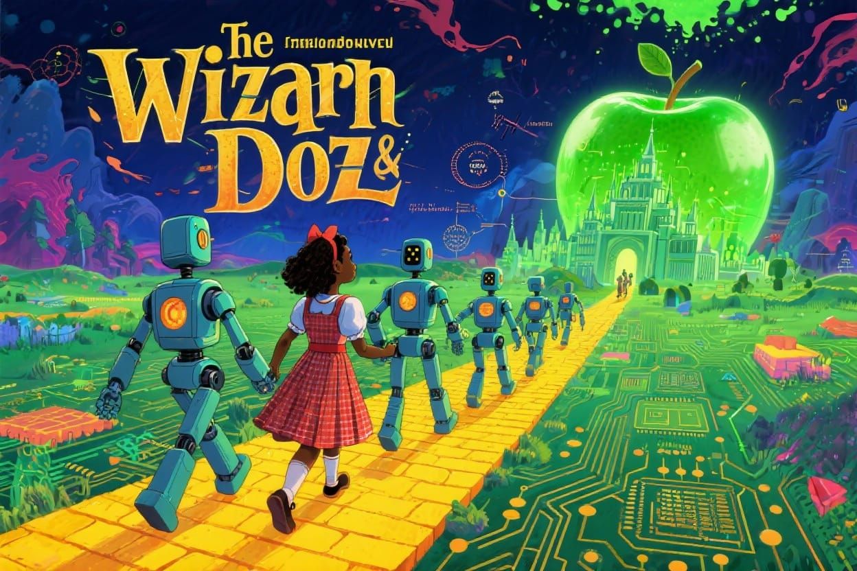 Wizard of Oz Reimagined: Robotic Dorothy on Circuit Board Ro...
