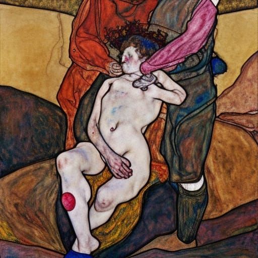 Eeyore's Daughter's Resurrection: A Watercolor Painting