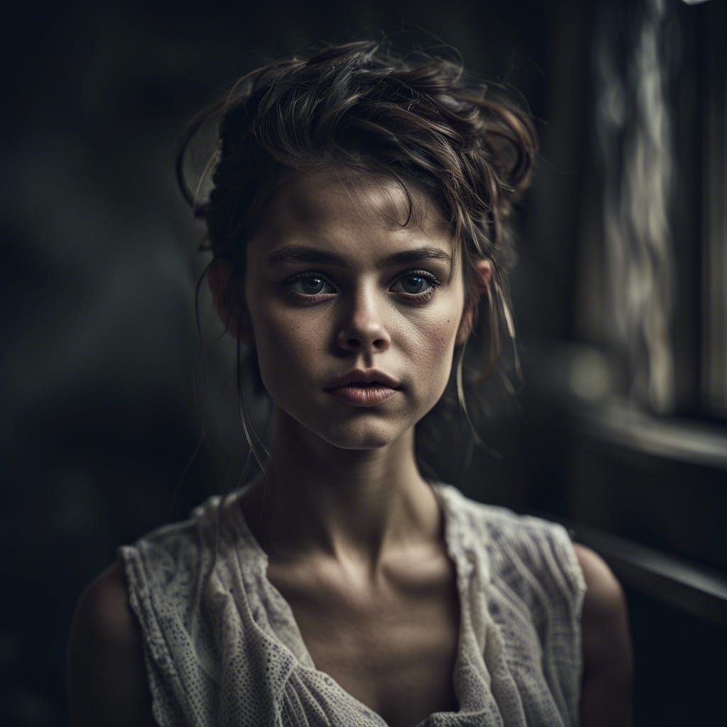 Powerful Woman Portrait in Whimsical Fashion