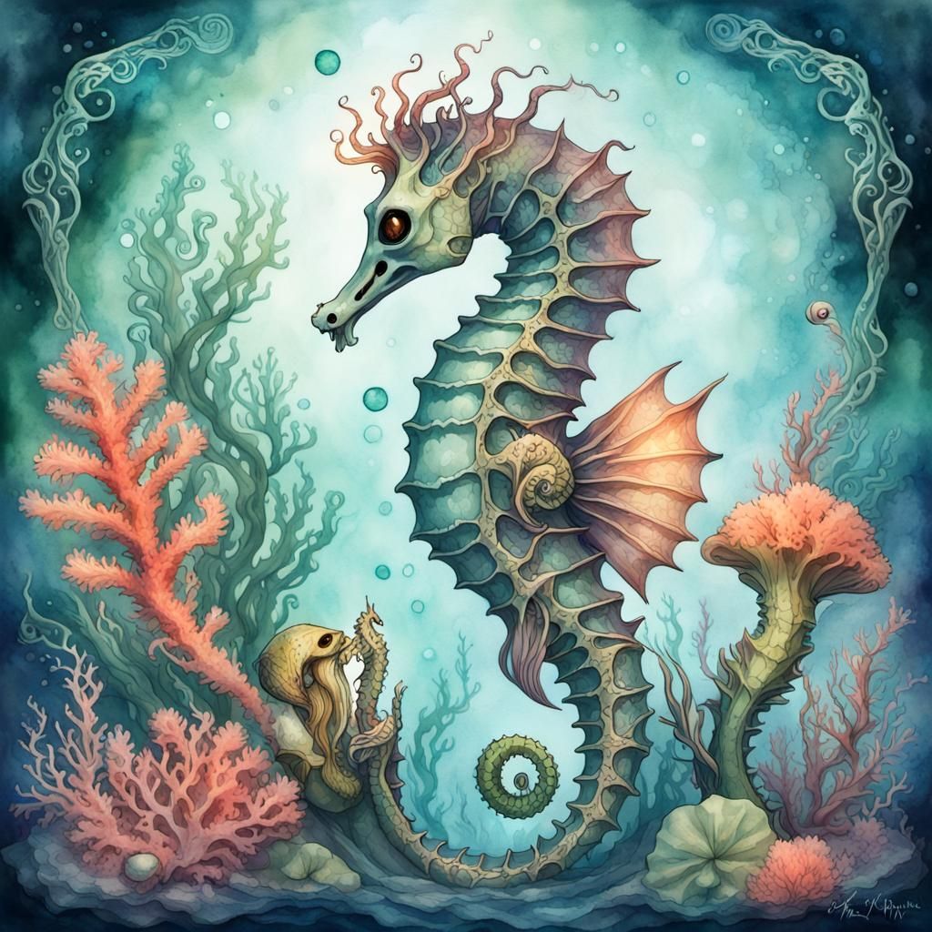 scary seahorse