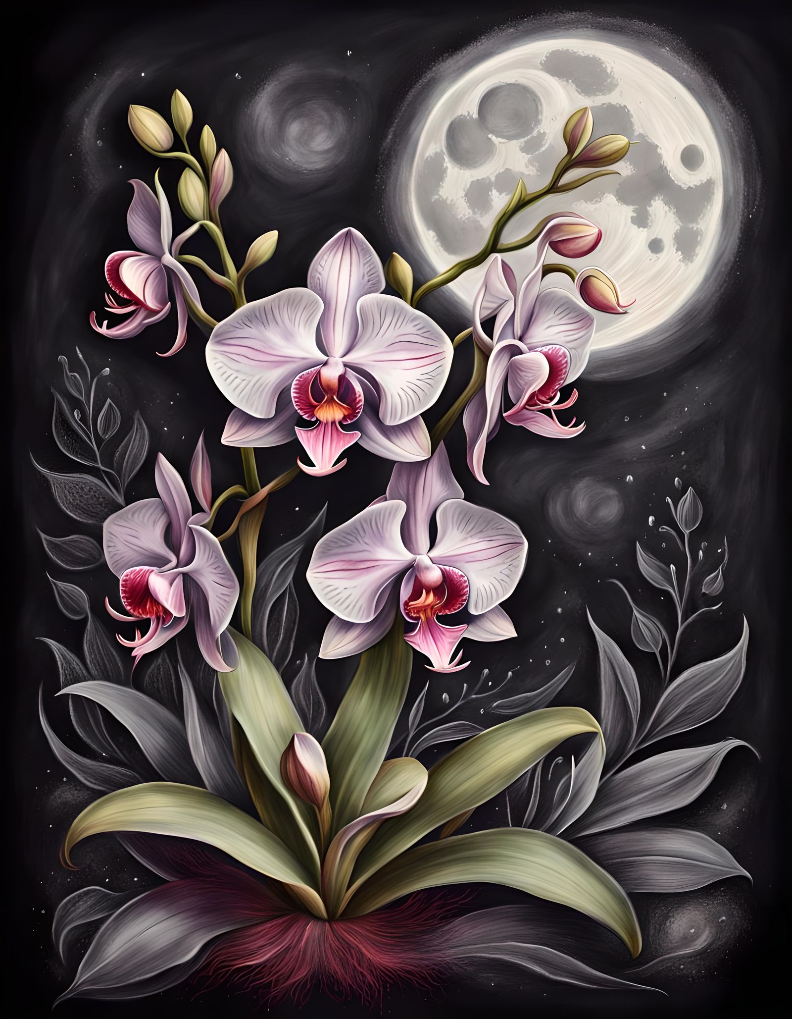 Orchid under Moonlight #2